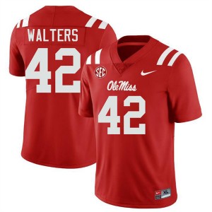 #42 Bryson Walters University of Mississippi Red Men Jersey Limited College Football 987385-259